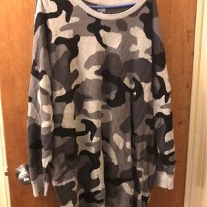 dark grey light grey sweater dress